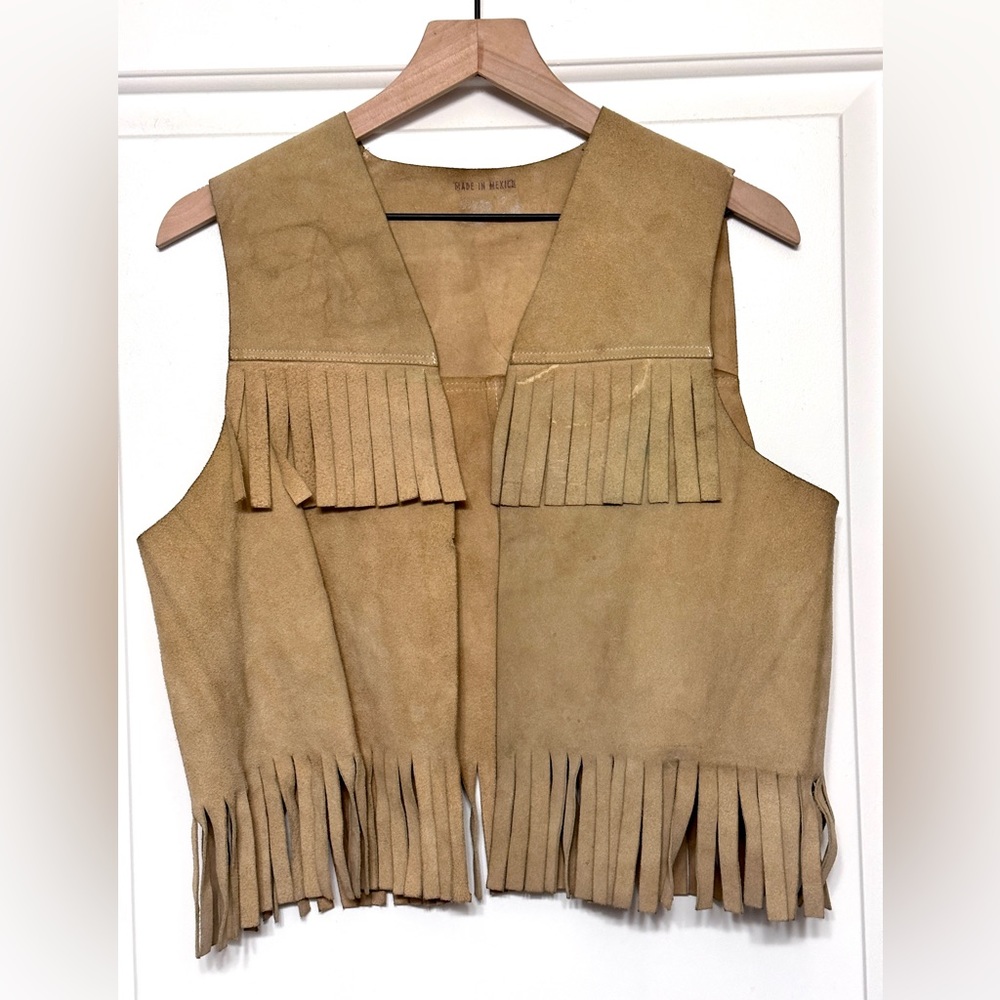 Vintage Leather Vest Size L